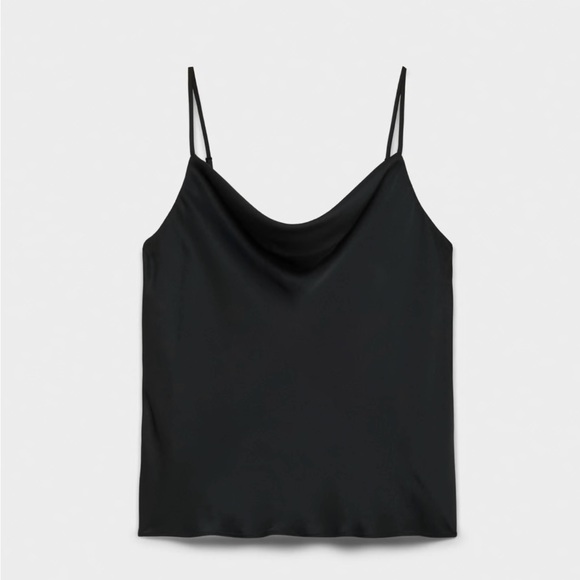 Black Cowl Neck Tank - Picture 1 of 3